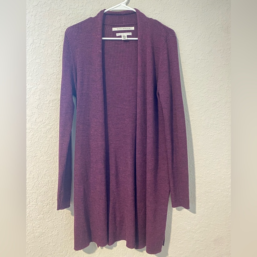 Maroon Cardigan